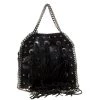 Stella McCartney Black Faux Leather Mini Falabella Conchos Fringe Tote For Women -Stella McCartney Sales luxury women stella mccartney new handbags p176124 010