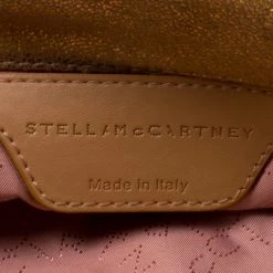 Stella McCartney Metallic Gold Faux Leather Falabella Shoulder Bag For Women -Stella McCartney Sales luxury women stella mccartney new handbags p176778 002