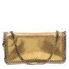 Stella McCartney Metallic Gold Faux Leather Falabella Shoulder Bag For Women -Stella McCartney Sales luxury women stella mccartney new handbags p176778 009