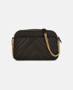 Stella McCartney Black Quilted Faux Leather Medium Star Shoulder Bag For Women -Stella McCartney Sales luxury women stella mccartney new handbags p178457 001