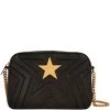 Stella McCartney Black Quilted Faux Leather Medium Star Shoulder Bag For Women -Stella McCartney Sales luxury women stella mccartney new handbags p178457 002