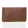Stella McCartney Brown Falabella Shaggy Deer Fold Over Clutch For Women -Stella McCartney Sales luxury women stella mccartney new handbags p25251 001