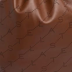 Stella McCartney Camel Logo Perforated Faux Leather Drawstring Backpack For Women -Stella McCartney Sales luxury women stella mccartney new handbags p320191 001