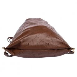 Stella McCartney Camel Logo Perforated Faux Leather Drawstring Backpack For Women -Stella McCartney Sales luxury women stella mccartney new handbags p320191 011