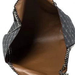 Stella McCartney Blue/Brown Monogram Fabric Falabella Reversible Tote For Women -Stella McCartney Sales luxury women stella mccartney new handbags p335360 004