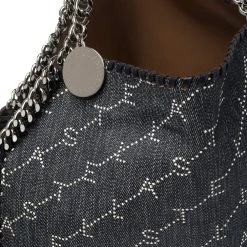 Stella McCartney Blue/Brown Monogram Fabric Falabella Reversible Tote For Women -Stella McCartney Sales luxury women stella mccartney new handbags p335360 007