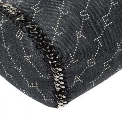 Stella McCartney Blue/Brown Monogram Fabric Falabella Reversible Tote For Women -Stella McCartney Sales luxury women stella mccartney new handbags p335360 010