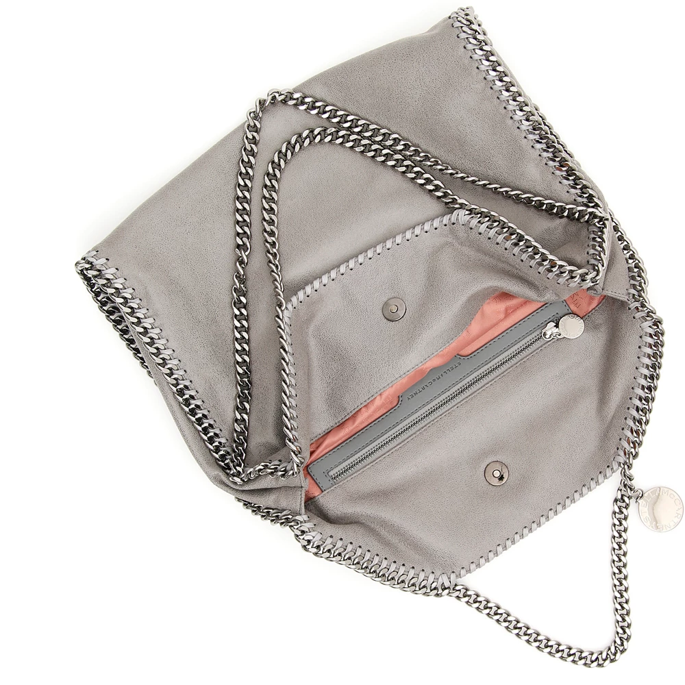 Stella McCartney Grey Leather Chain Falabella Tote Bag For Women 6 Stella McCartney Grey Leather Chain Falabella Tote Bag For Women - Image 4