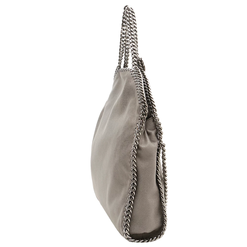 Stella McCartney Grey Leather Chain Falabella Tote Bag For Women 4 Stella McCartney Grey Leather Chain Falabella Tote Bag For Women - Image 2