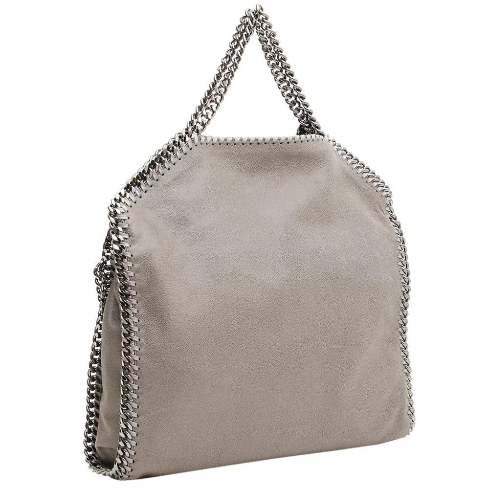Stella McCartney Grey Leather Chain Falabella Tote Bag For Women 5 Stella McCartney Grey Leather Chain Falabella Tote Bag For Women - Image 3