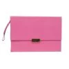Stella McCartney Pink Leather Beckett Clutch For Women 1 Stella McCartney Pink Leather Beckett Clutch For Women -Stella McCartney Sales luxury women stella mccartney new handbags p4157 001