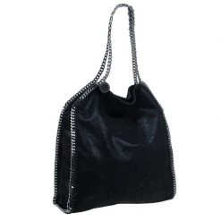 Stella McCartney Black Faux Leather Falabella Tote Bag For Women -Stella McCartney Sales luxury women stella mccartney new handbags p43495 0003