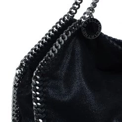 Stella McCartney Black Faux Leather Falabella Tote Bag For Women -Stella McCartney Sales luxury women stella mccartney new handbags p43495 0007