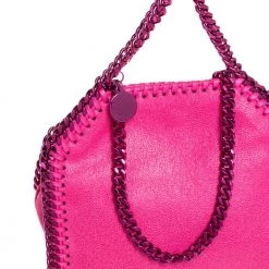 Stella McCartney Neon Pink Faux Leather Tiny Falabella Shoulder Bag For Women -Stella McCartney Sales luxury women stella mccartney new handbags p457145 008