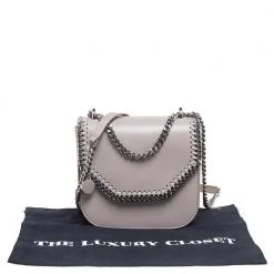 Stella McCartney Beige Faux Leather Falabella Box Shoulder Bag For Women -Stella McCartney Sales luxury women stella mccartney new handbags p561602 006