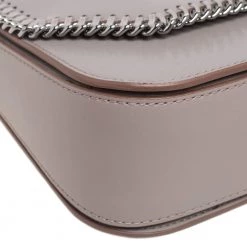 Stella McCartney Beige Faux Leather Falabella Box Shoulder Bag For Women -Stella McCartney Sales luxury women stella mccartney new handbags p561602 012
