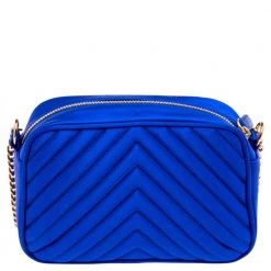 Stella McCartney Blue Quilted Satin Stella Star Crossbody Bag For Women 17 Stella McCartney Blue Quilted Satin Stella Star Crossbody Bag For Women -Stella McCartney Sales luxury women stella mccartney new handbags p561603 011