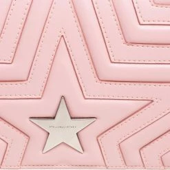 Stella McCartney Pink Faux Leather Stella Star Crossbody Bag For Women -Stella McCartney Sales luxury women stella mccartney new handbags p561605 006