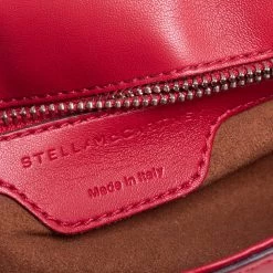 Stella McCartney Red Faux Leather Stella Star Crossbody Bag For Women -Stella McCartney Sales luxury women stella mccartney new handbags p561716 002