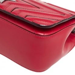 Stella McCartney Red Faux Leather Stella Star Crossbody Bag For Women -Stella McCartney Sales luxury women stella mccartney new handbags p561716 004