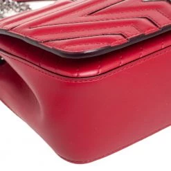 Stella McCartney Red Faux Leather Stella Star Crossbody Bag For Women -Stella McCartney Sales luxury women stella mccartney new handbags p561716 012