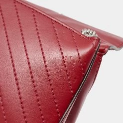 Stella McCartney Red Faux Leather Stella Star Crossbody Bag For Women -Stella McCartney Sales luxury women stella mccartney new handbags p561716 015