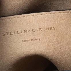 Stella McCartney Black Crocodile Embossed Faux Leather Logo Shoulder Bag For Women -Stella McCartney Sales luxury women stella mccartney new handbags p586815 012