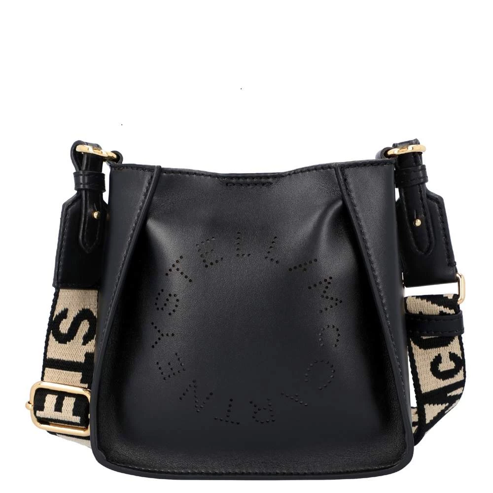 Stella McCartney Stella McCatrtney Black Polyester Stella Logo Shoulder Bag For Women 3 Stella McCartney Stella McCatrtney Black Polyester Stella Logo Shoulder Bag For Women