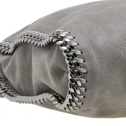 Stella McCartney Grey Faux Leather Small Falabella Tote For Women -Stella McCartney Sales luxury women stella mccartney new handbags p604027 004