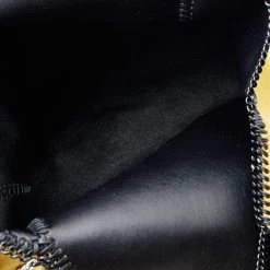 Stella McCartney Mustard/Black Faux Suede And Faux Leather Falabella Reversible Tote For Women 20 Stella McCartney Mustard/Black Faux Suede And Faux Leather Falabella Reversible Tote For Women -Stella McCartney Sales luxury women stella mccartney new handbags p610734 001