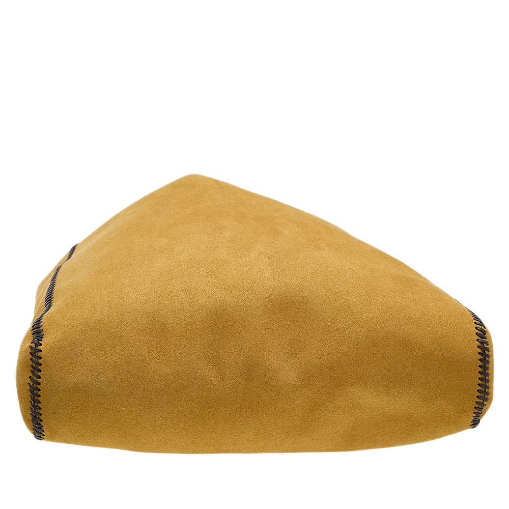 Stella McCartney Mustard/Black Faux Suede And Faux Leather Falabella Reversible Tote For Women 8 Stella McCartney Mustard/Black Faux Suede And Faux Leather Falabella Reversible Tote For Women - Image 6