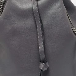 Stella McCartney Grey Faux Leather Falabella Bucket Bag For Women -Stella McCartney Sales luxury women stella mccartney new handbags p635013 003