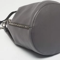 Stella McCartney Grey Faux Leather Falabella Bucket Bag For Women -Stella McCartney Sales luxury women stella mccartney new handbags p635013 011