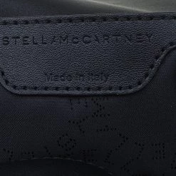 Stella McCartney Black Faux Leather Mini Star Embossed Falabella Tote For Women -Stella McCartney Sales luxury women stella mccartney new handbags p87185 007