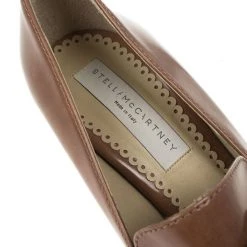 Stella McCartney Brown Faux Leather Python Effect Mary Platform Loafer Pumps Size 39 For Women 21 Stella McCartney Brown Faux Leather Python Effect Mary Platform Loafer Pumps Size 39 For Women -Stella McCartney Sales luxury women stella mccartney new shoes p11941 010