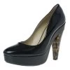 Stella McCartney Black Leather Corinne Platform Pumps Size 39 For Women -Stella McCartney Sales luxury women stella mccartney new shoes p12524 001