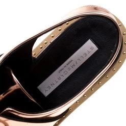 Stella McCartney Metallic Bronze Faux Leather Odette Slingback Derby Size 40 For Women -Stella McCartney Sales luxury women stella mccartney new shoes p130809 007