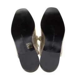 Stella McCartney Metallic Faux Croc Effect Leather Slip On Loafers Size 40 For Women -Stella McCartney Sales luxury women stella mccartney new shoes p131560 006
