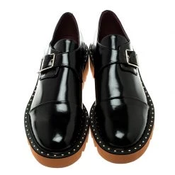 Stella McCartney Black Faux Leather Odette Brogues Loafers Size 40 For Women 12 Stella McCartney Black Faux Leather Odette Brogues Loafers Size 40 For Women -Stella McCartney Sales luxury women stella mccartney new shoes p133474 0003