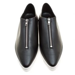 Stella McCartney Black Faux Leather Zip Loafers Size 41 For Women 12 Stella McCartney Black Faux Leather Zip Loafers Size 41 For Women -Stella McCartney Sales luxury women stella mccartney new shoes p134414 0003