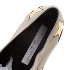 Stella McCartney Beige Faux Leather Elyse Star Platform Lace Up Derby Size 40.5 For Women -Stella McCartney Sales luxury women stella mccartney new shoes p139431 0007