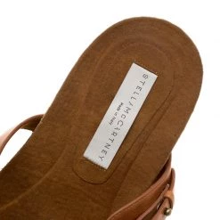 Stella McCartney Brown Faux Leather Altea Platform Slides Size 41 For Women -Stella McCartney Sales luxury women stella mccartney new shoes p139504 0007