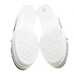 Stella McCartney Black Faux Leather And Metallic Textured Fabric Binx Star Platform Slip On Sneakers Size 40 For Women 16 Stella McCartney Black Faux Leather And Metallic Textured Fabric Binx Star Platform Slip On Sneakers Size 40 For Women -Stella McCartney Sales luxury women stella mccartney new shoes p139748 006