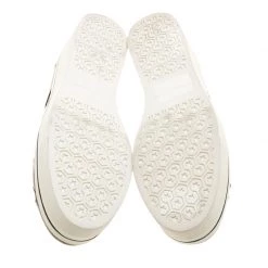 Stella McCartney Metallic Grey Faux Leather Binx Star Platform Slip On Sneakers Size 41 For Women -Stella McCartney Sales luxury women stella mccartney new shoes p139763 006