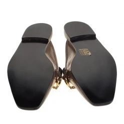 Stella McCartney Brown Faux Patent Leather Slip On Loafers Size 35.5 For Women -Stella McCartney Sales luxury women stella mccartney new shoes p152654 0006