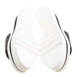 Stella McCartney Black Woven Faux Leather Wicker Platform Slides Size 38 For Women -Stella McCartney Sales luxury women stella mccartney new shoes p155334 0006