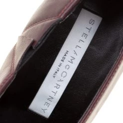 Stella McCartney Burgundy Faux Leather Square Toe Ankle Boots Size 37 For Women -Stella McCartney Sales luxury women stella mccartney new shoes p167116 004