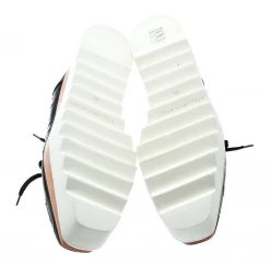 Stella McCartney Black/Brown Studded Appliquéd Faux Leather Platform Lace Up Derby Size 39.5 For Women -Stella McCartney Sales luxury women stella mccartney new shoes p179930 010