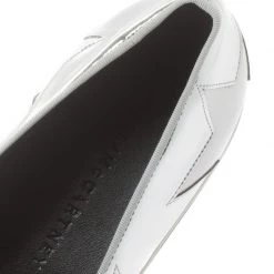 Stella McCartney Metallic Silver Faux Leather Binx Star Platform Slip On Sneakers Size 40 For Women -Stella McCartney Sales luxury women stella mccartney new shoes p183928 008