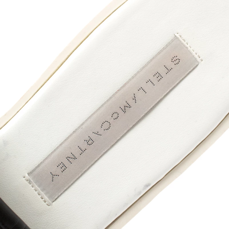 Stella McCartney Black Faux Woven Leather Wicker Platform Slides Size 36 For Women 9 Stella McCartney Black Faux Woven Leather Wicker Platform Slides Size 36 For Women - Image 7